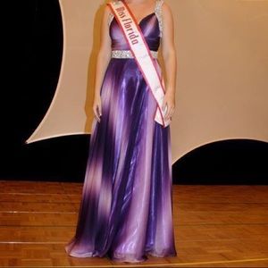 Purple Evening Gown